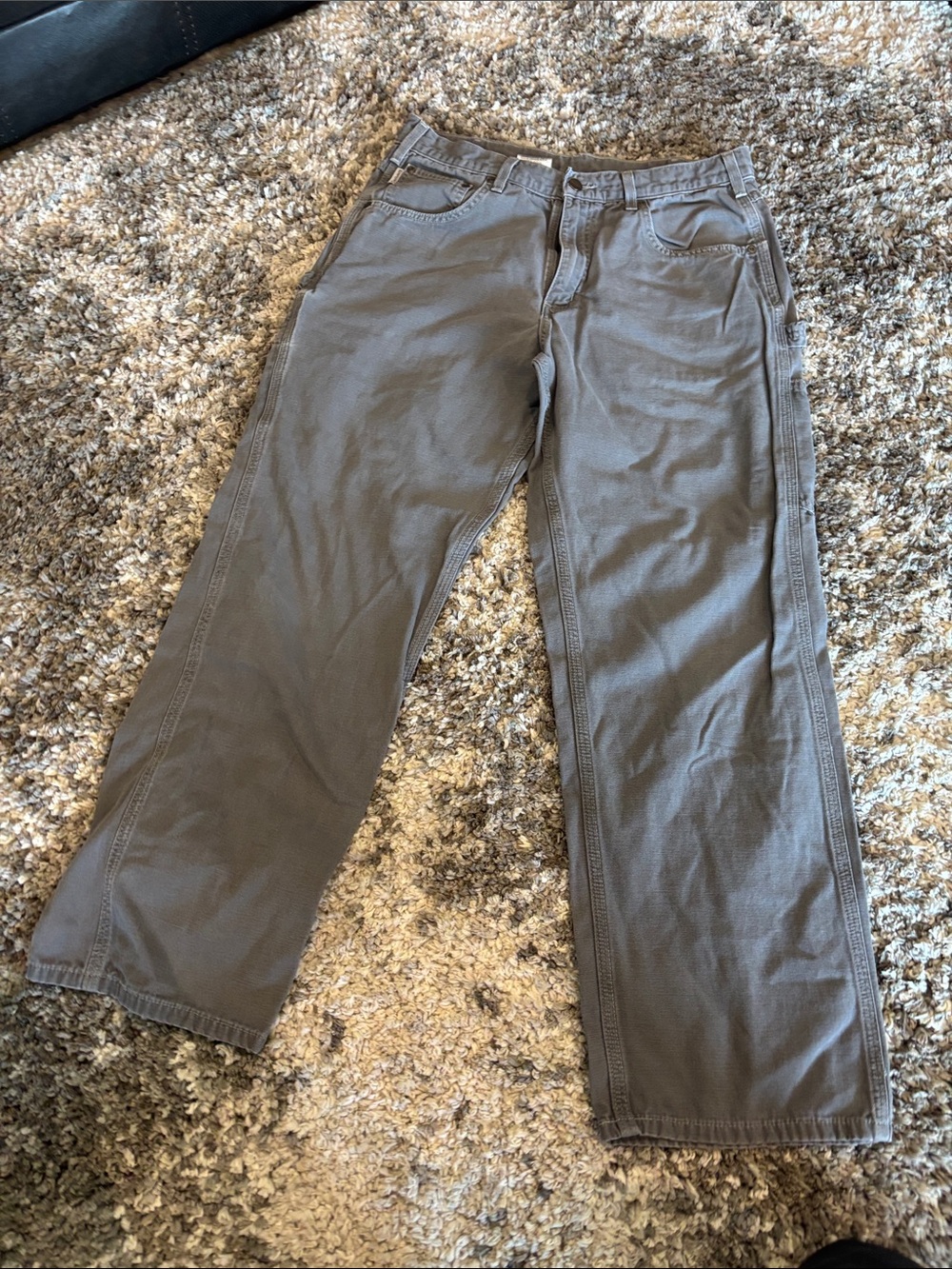 Men’s Carhartt work pants style B159 charcoal 34x32